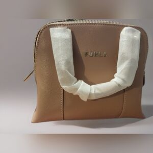Furla Women's Pink Leather Mini  Shoulder Bag